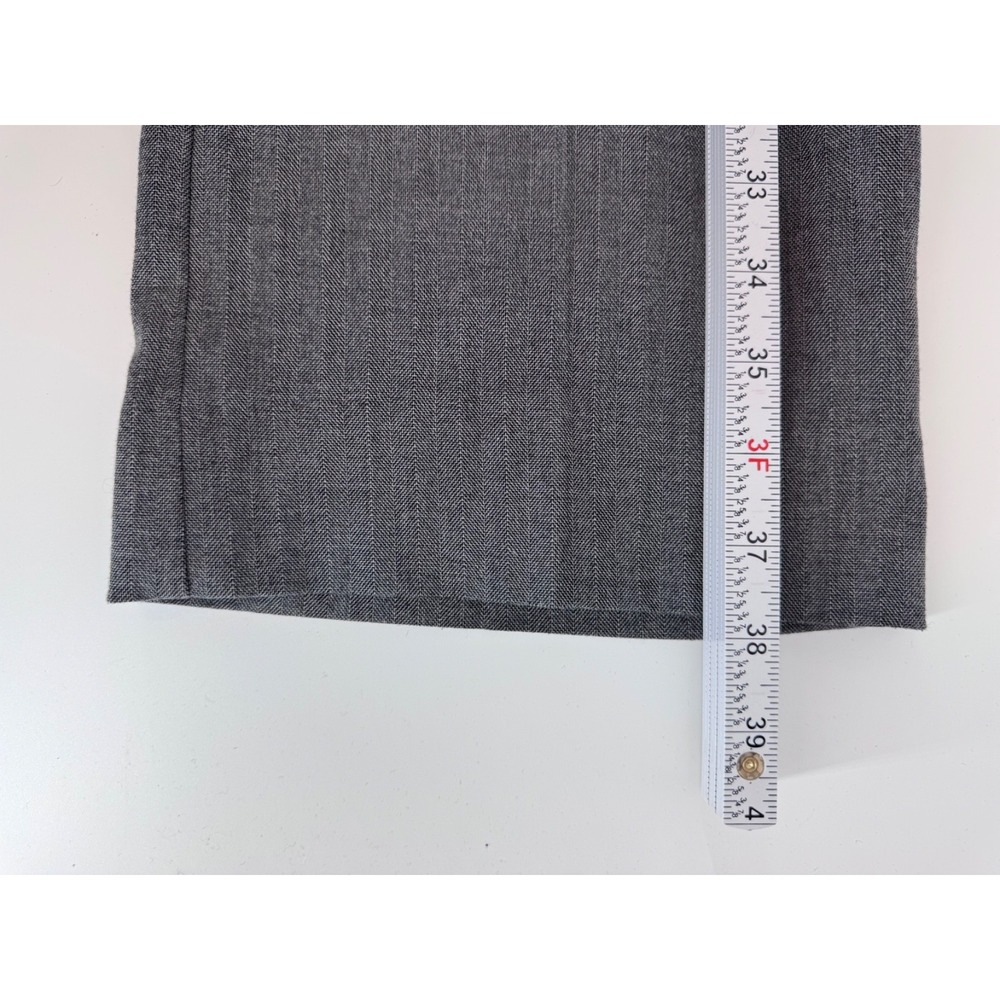 Worthington Women's Gray Dress Pants Size 8 Modern Fit Flat Front Work Slacks - Picture 14 of 16